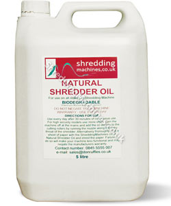 Universal Biodegradable Shredder Oil 5 litres