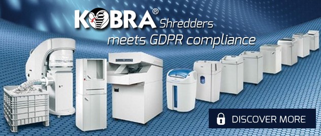 Kobra Shredders Aid GDPR Compliance