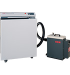 HSM ProfiPack ecoChip Packaging Shredder with Adapter Set for Dust Extractor Shredder