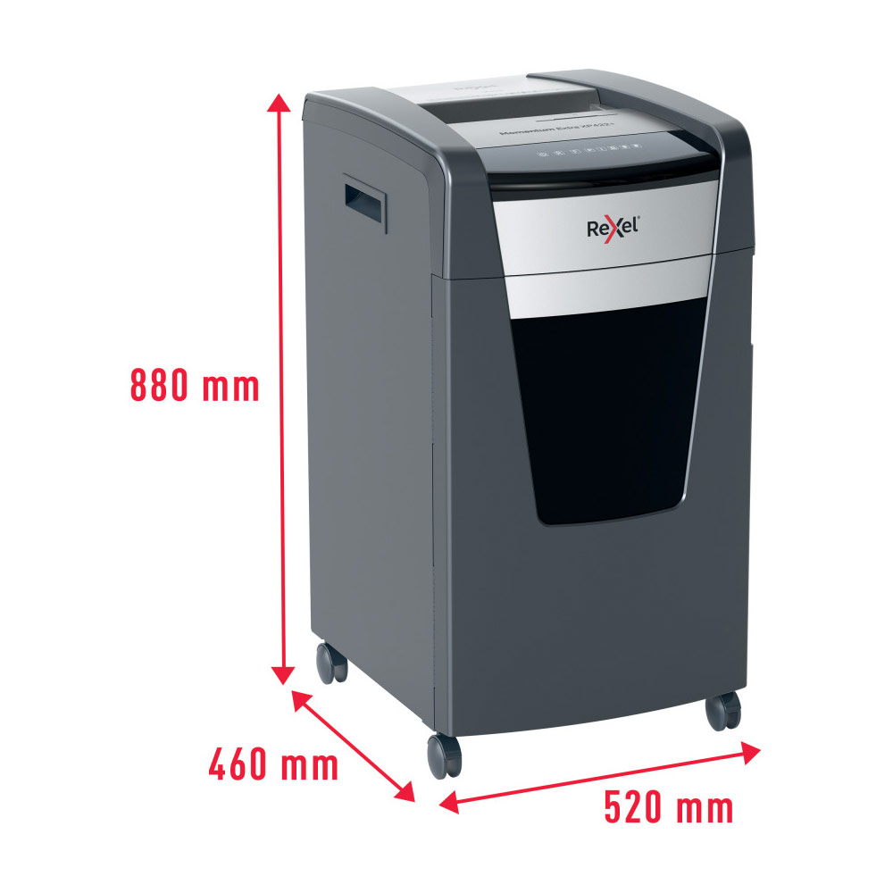 Rexel Momentum Extra XP422+ Jam Free 4x35mm Cross Cut Shredder