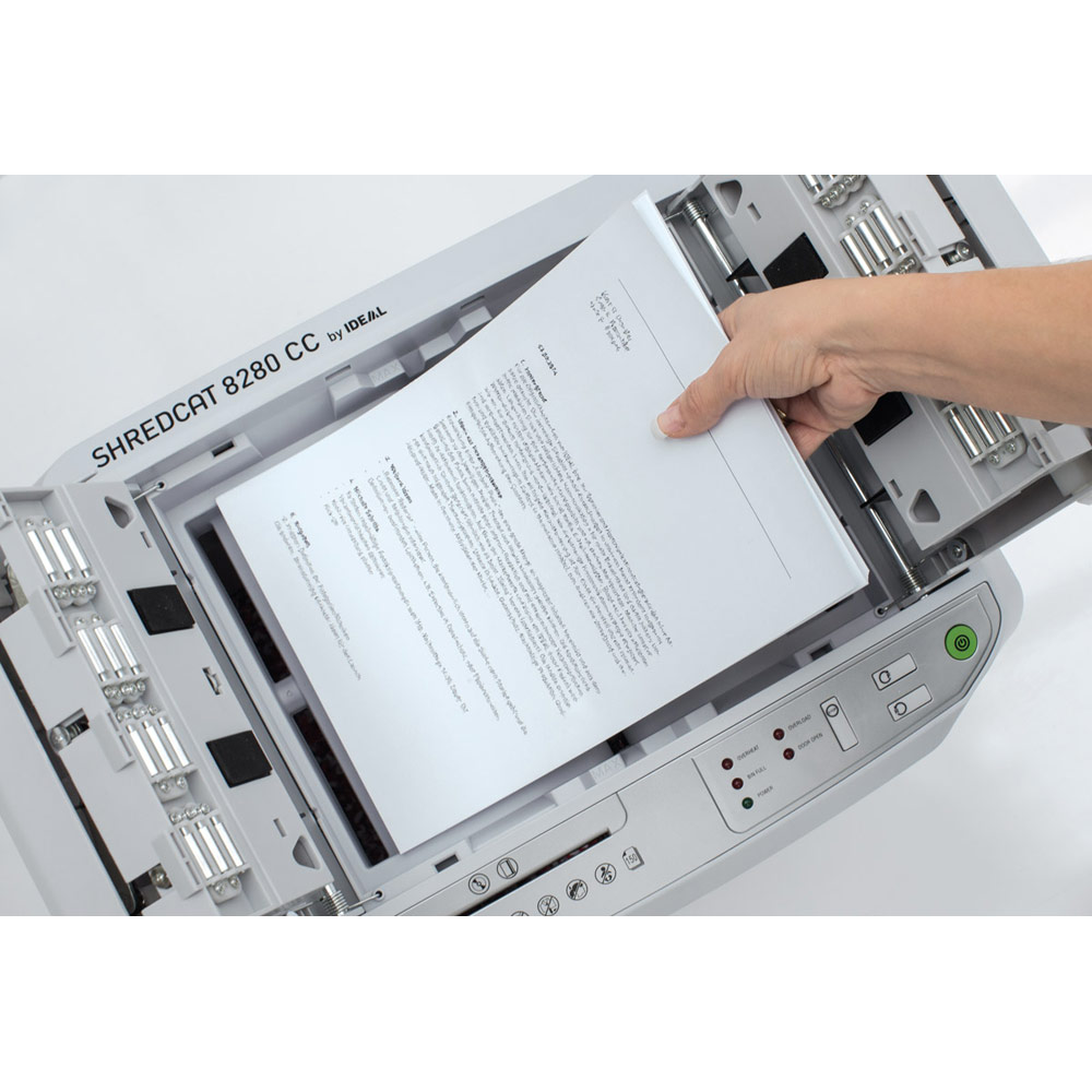 IDEAL Shredcat 8280 CC P4 4x10mm Cross Cut Shredder (82809111